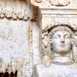 Palais Longchamp Grotto Sculptures, Marseille, France - June 2014